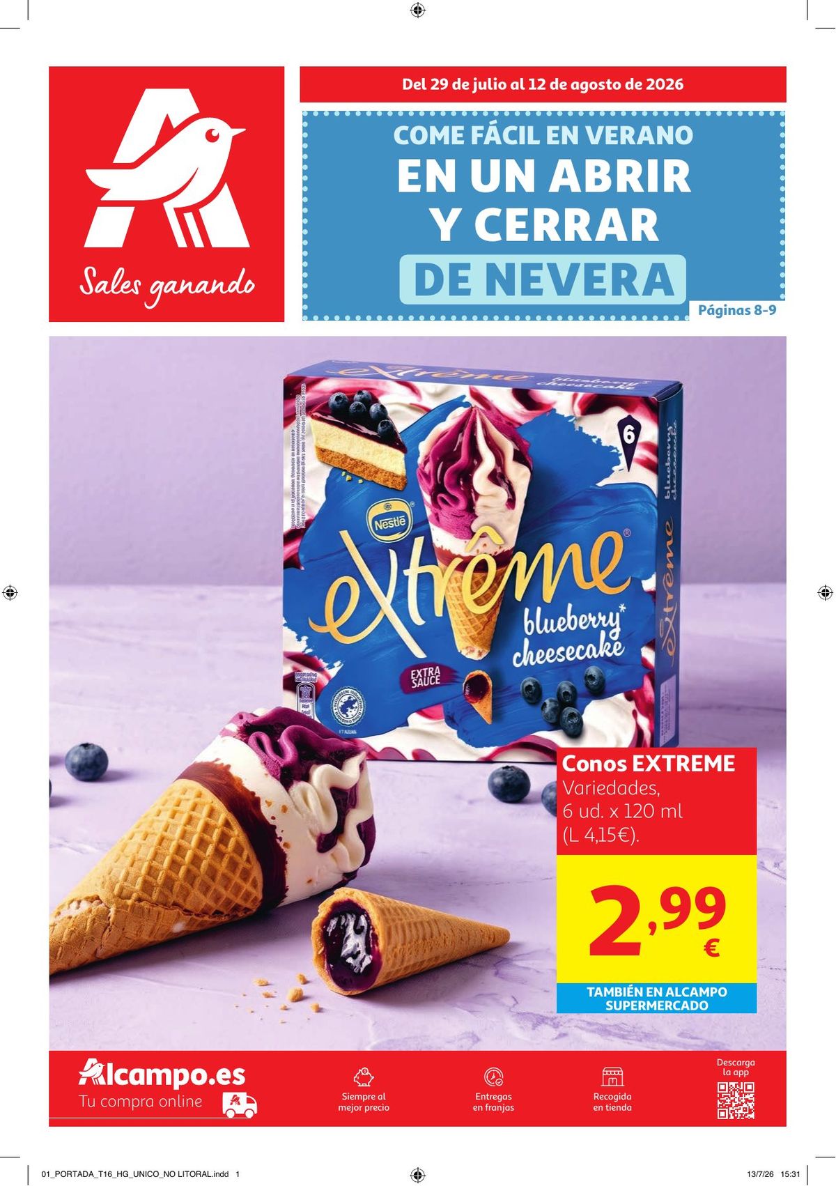 Folleto Alcampo · NO Litoral Come Fácil en Verano — Página 1