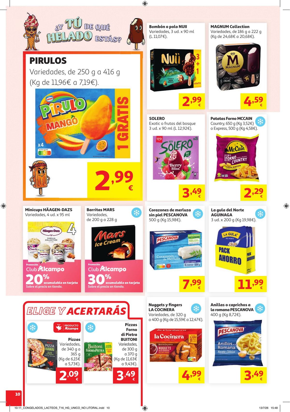 Folleto Alcampo · NO Litoral Come Fácil en Verano — Página 10