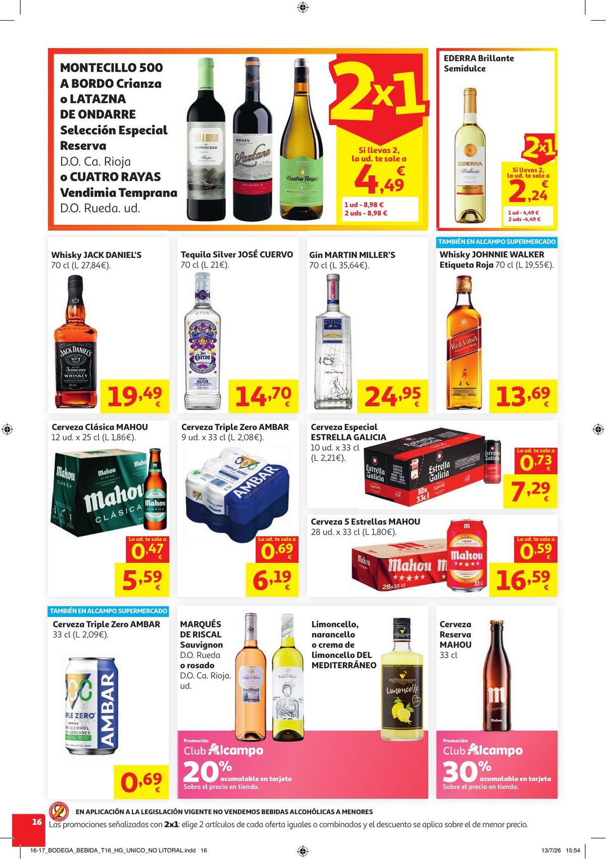 Folleto Alcampo · Litoral Come Fácil en Verano — Página 16