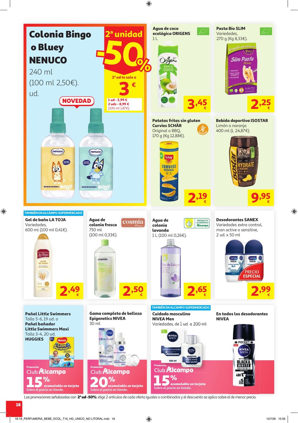Folleto Alcampo · Litoral Come Fácil en Verano — Página 18