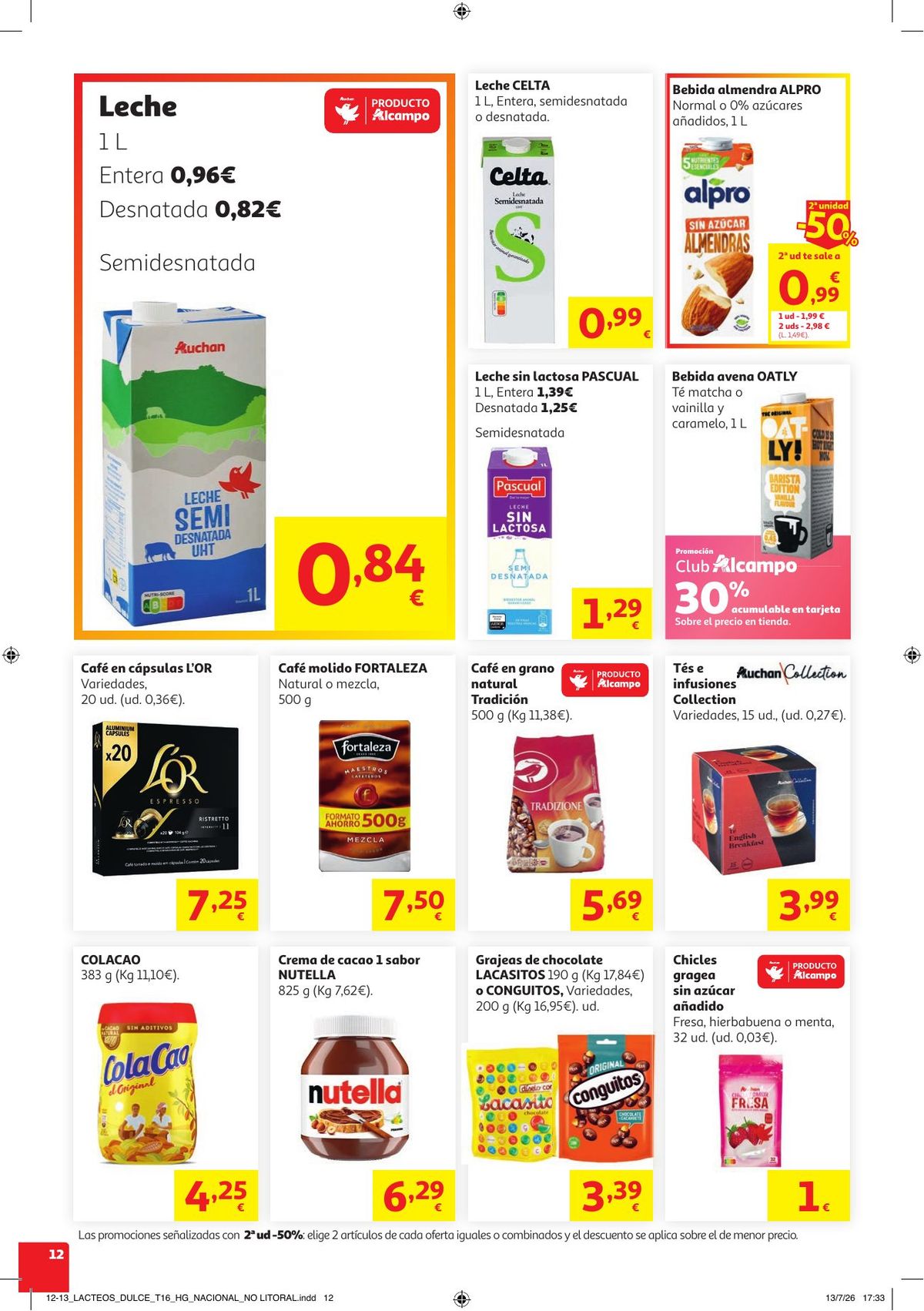 Folleto Alcampo · Catalan Litoral Come Fácil en Verano — Página 12