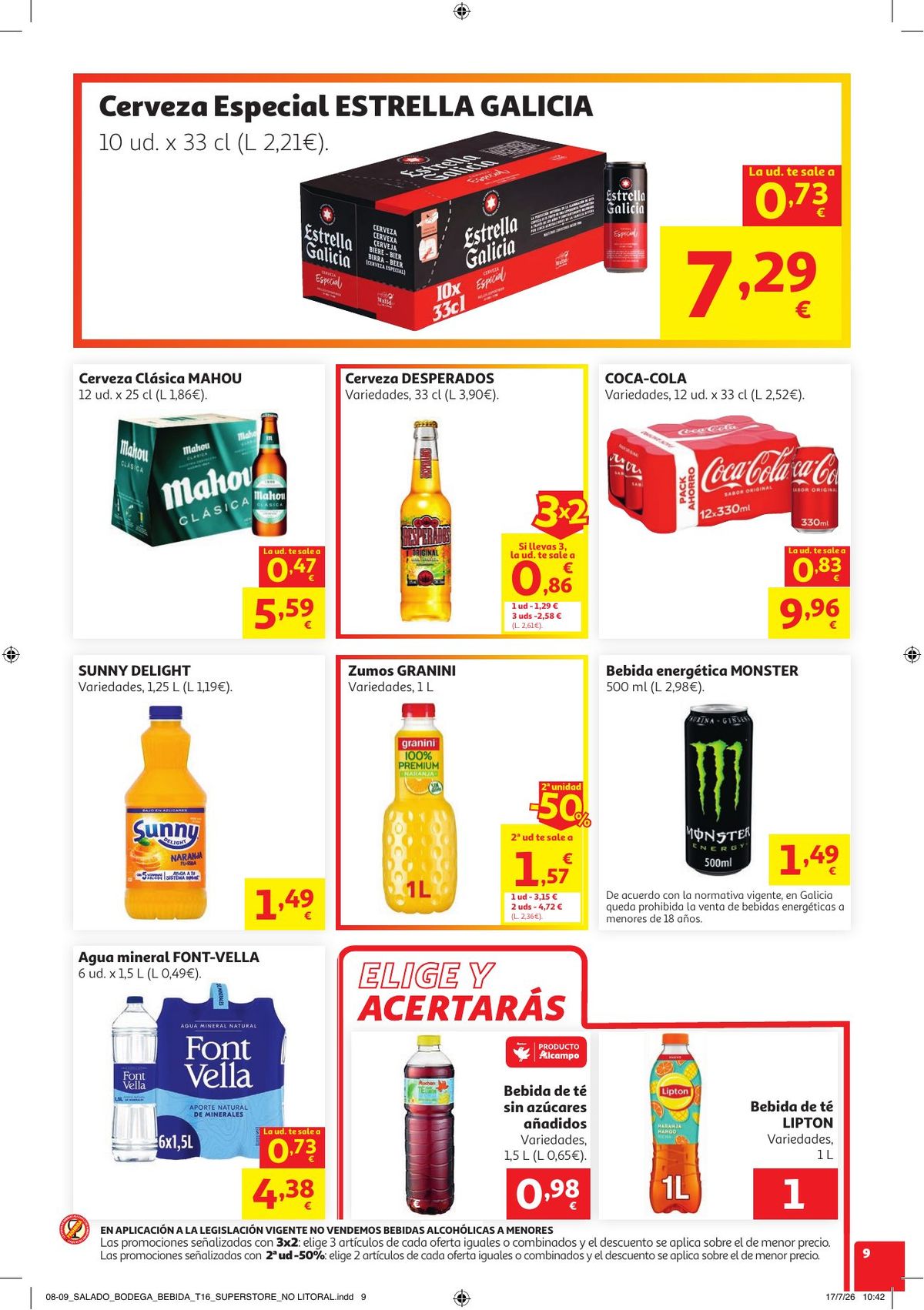 Folleto Alcampo · Litoral Catalan Come Fácil en Verano — Página 9