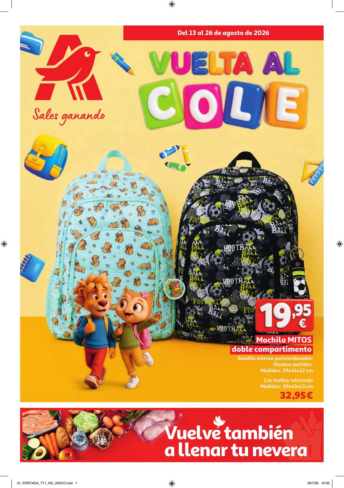 Folleto Alcampo · Vuelta al Cole — Página 1