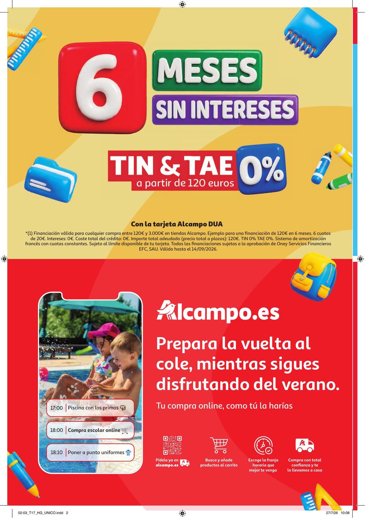 Folleto Alcampo · Vuelta al Cole — Página 2
