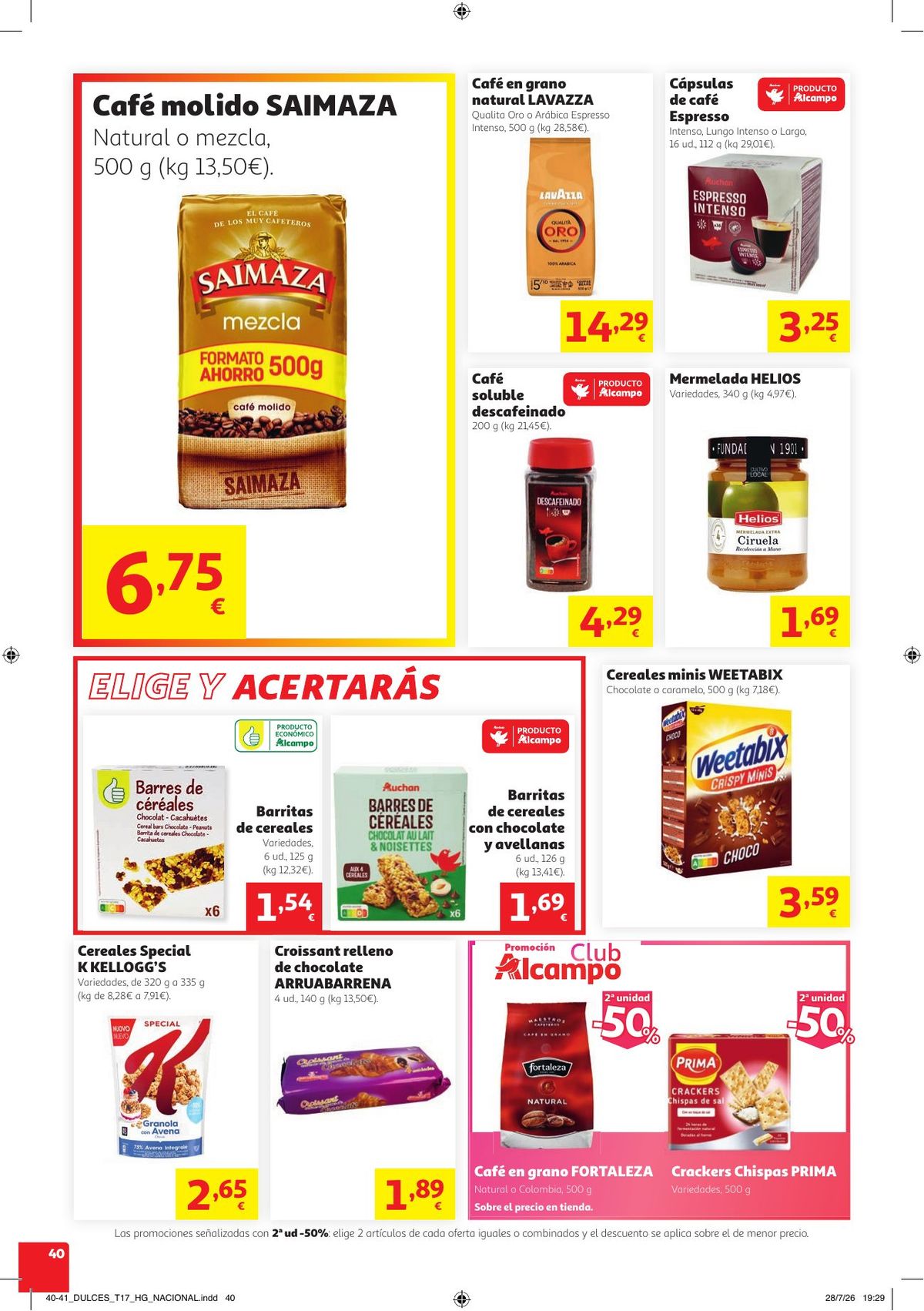 Folleto Alcampo · Vuelta al Cole — Página 40