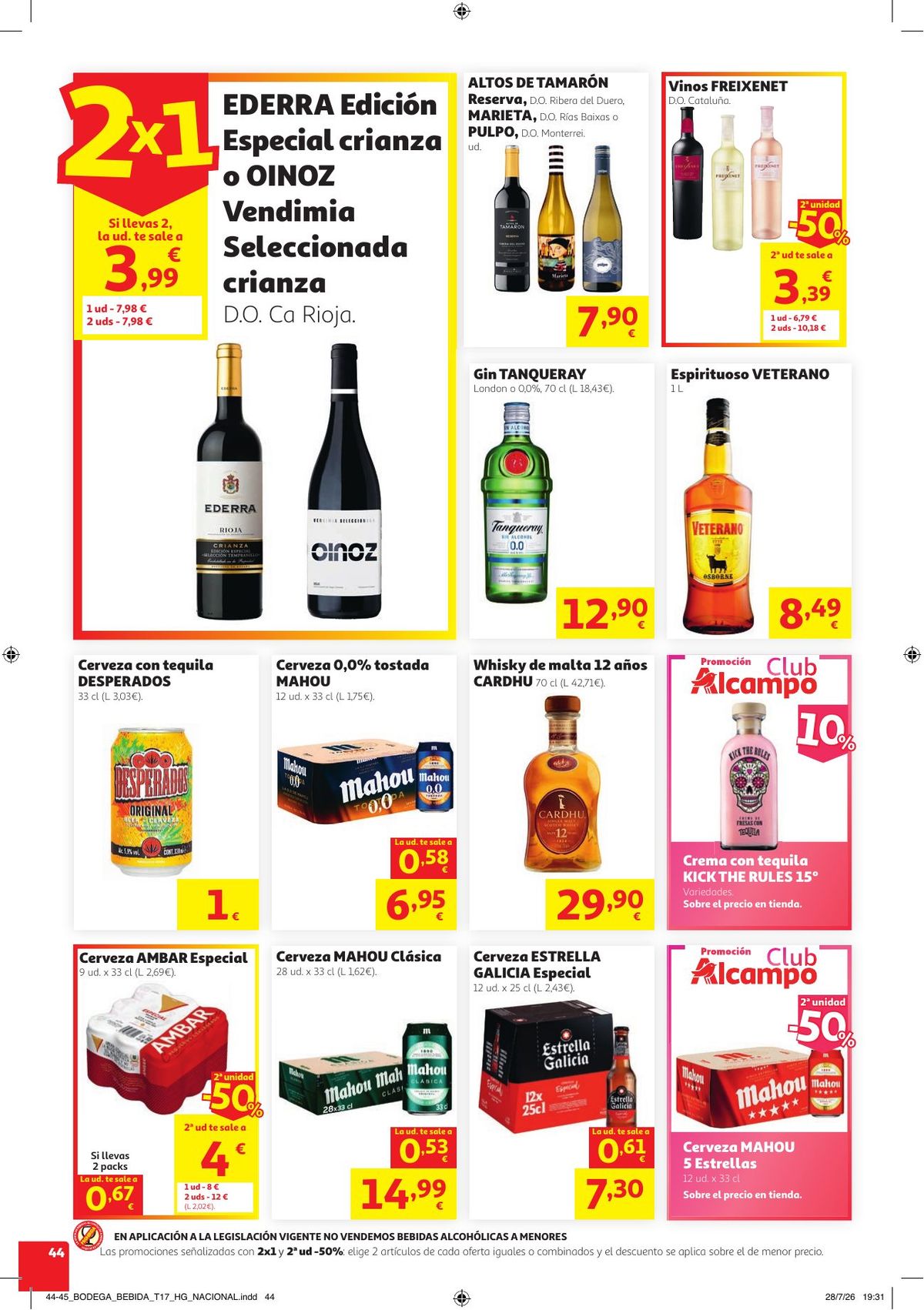Folleto Alcampo · Vuelta al Cole — Página 44