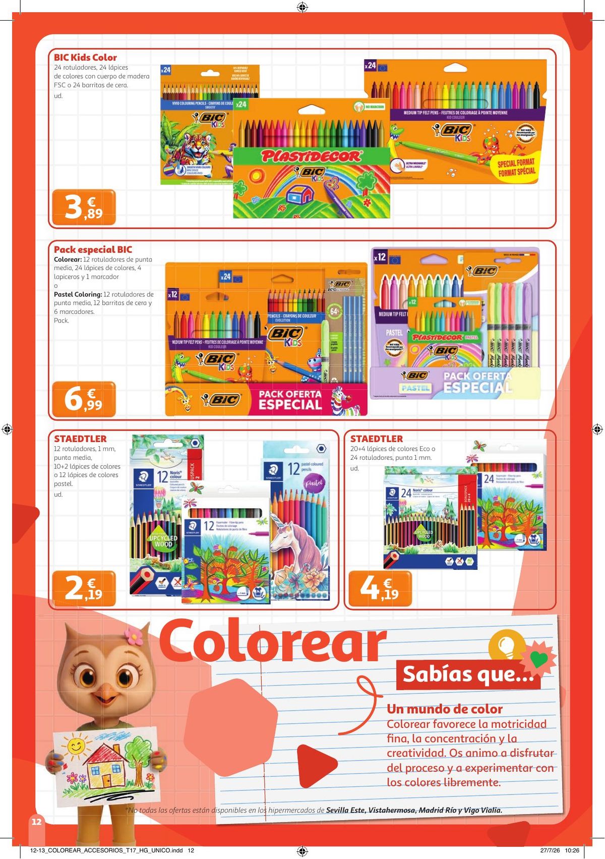 Folleto Alcampo · Catalan Vuelta al Cole — Página 12