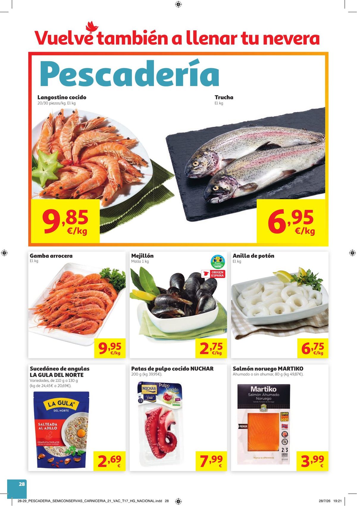 Folleto Alcampo · Catalan Vuelta al Cole — Página 28