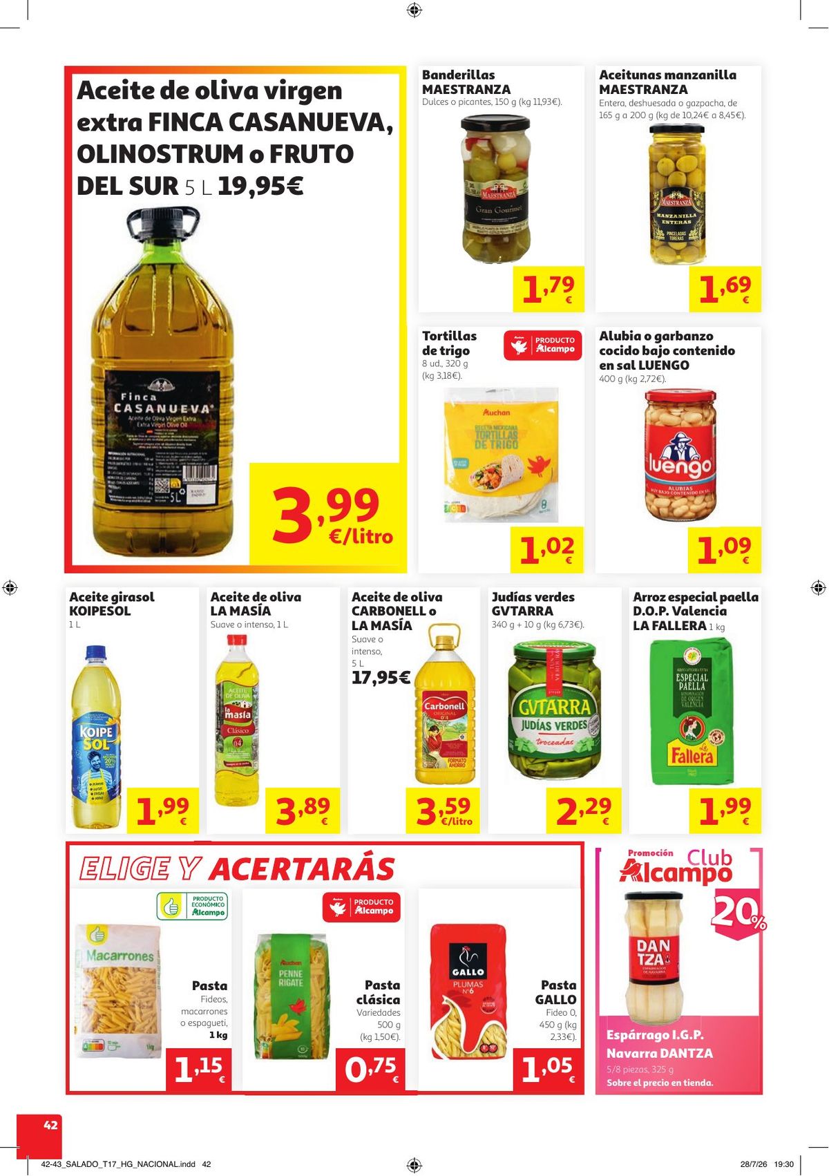 Folleto Alcampo · Catalan Vuelta al Cole — Página 42
