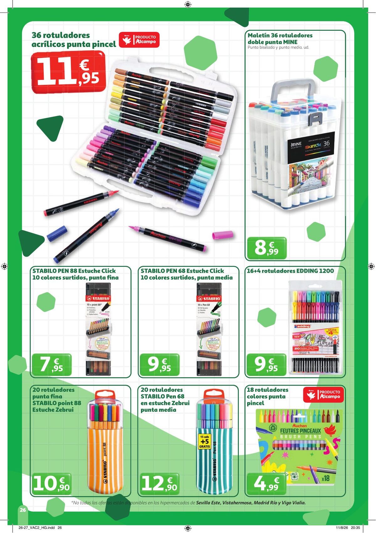 Folleto Alcampo · Vuelta al Cole 2 — Página 26