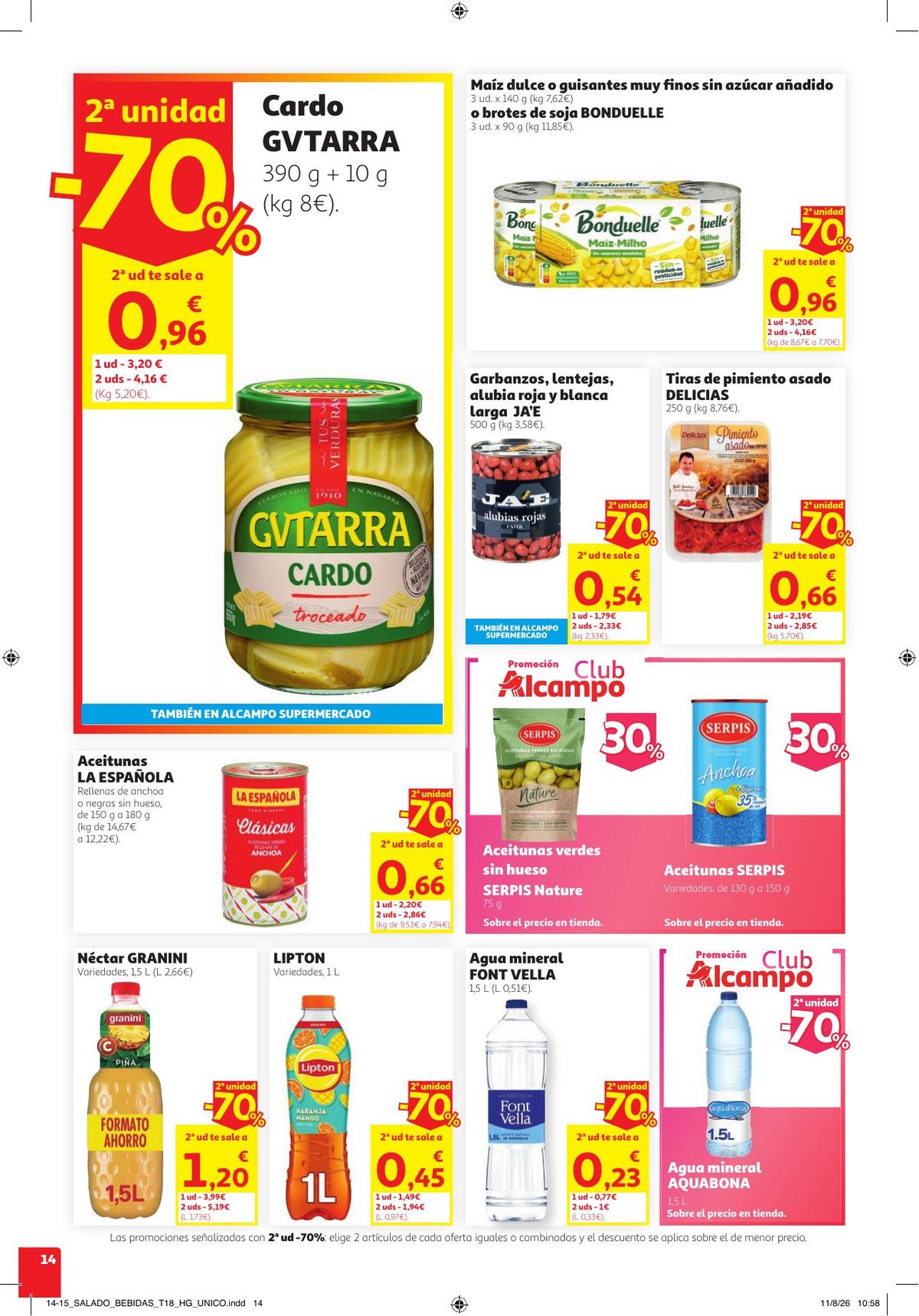 Folleto Alcampo · 2ª Unidad -70% en Cientos de Articulos — Página 14