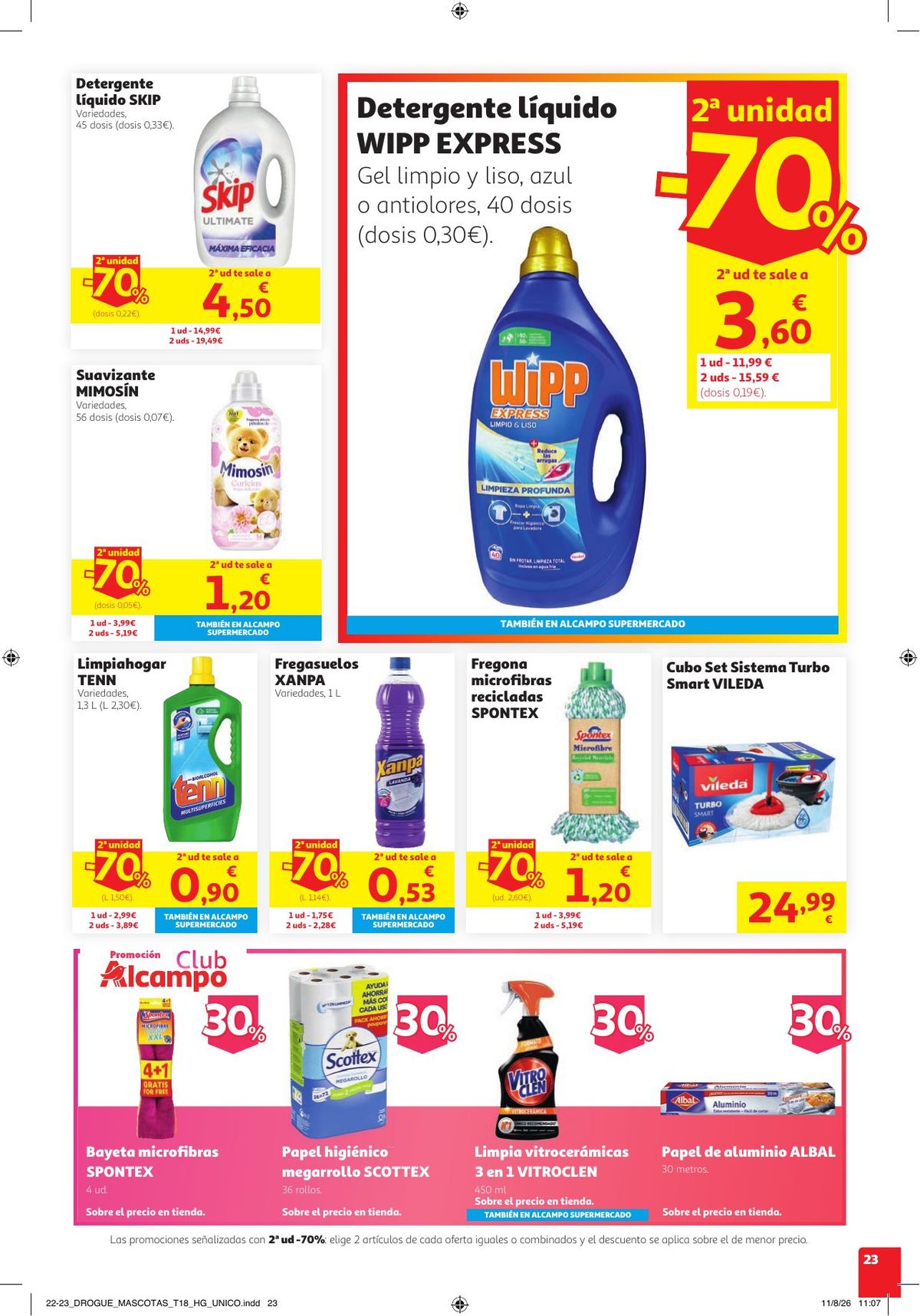 Folleto Alcampo · 2ª Unidad -70% en Cientos de Articulos — Página 23