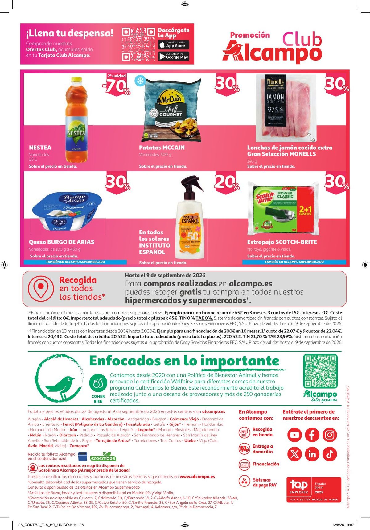 Folleto Alcampo · 2ª Unidad -70% en Cientos de Articulos — Página 28