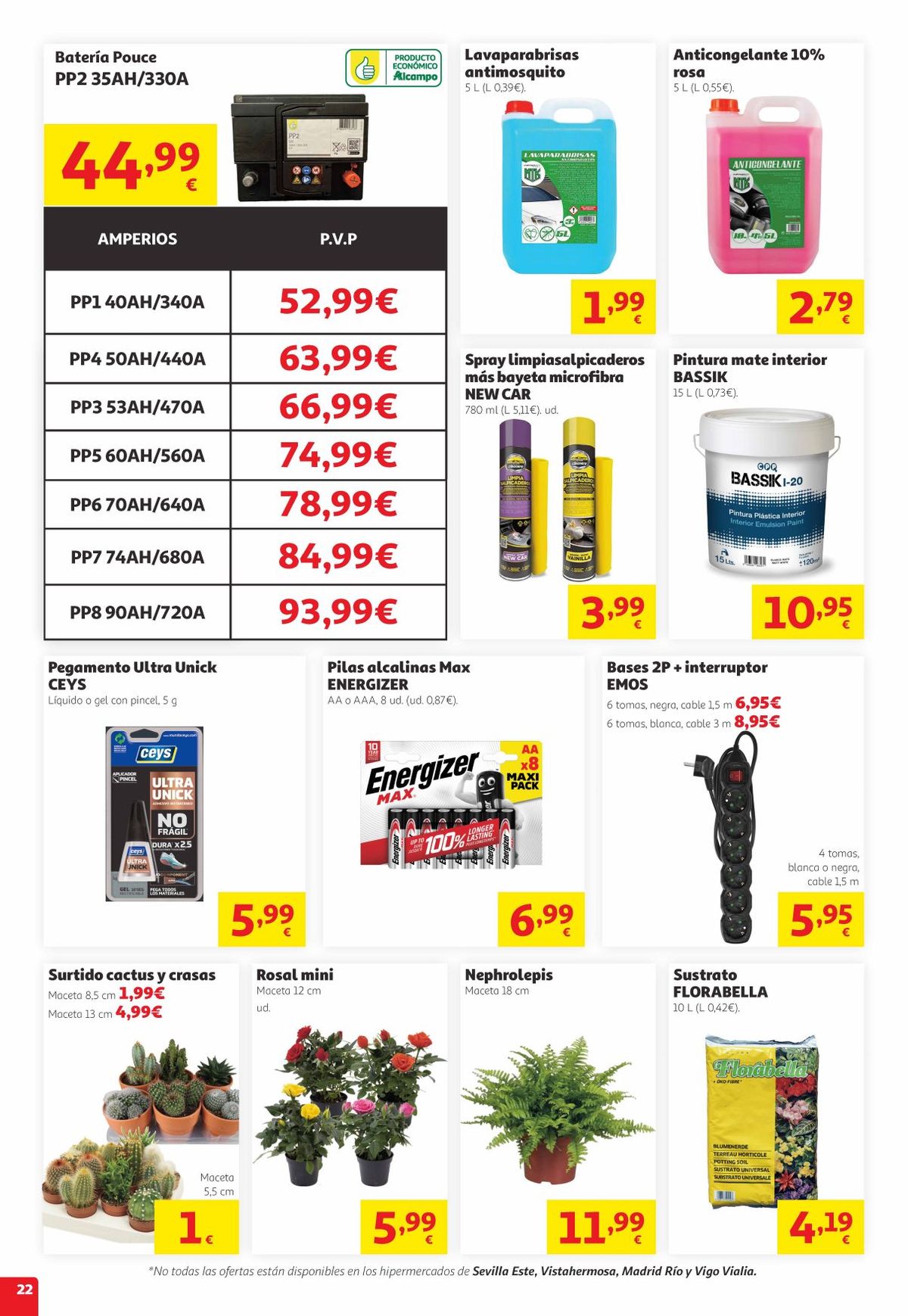Folleto Alcampo · Trafico 19 (Canarias) — Página 22