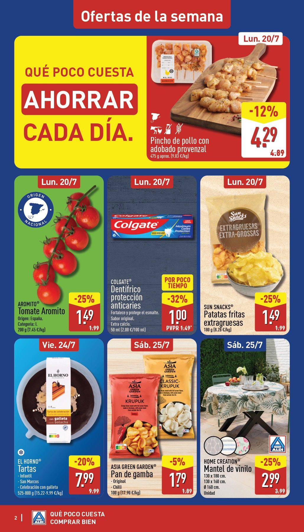 Folleto Aldi · 20 de julio de 2026 – 26 de julio de 2026 — Página 2