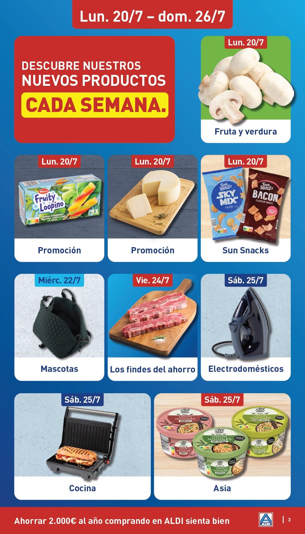 Folleto Aldi · 20 de julio de 2026 – 26 de julio de 2026 — Página 3