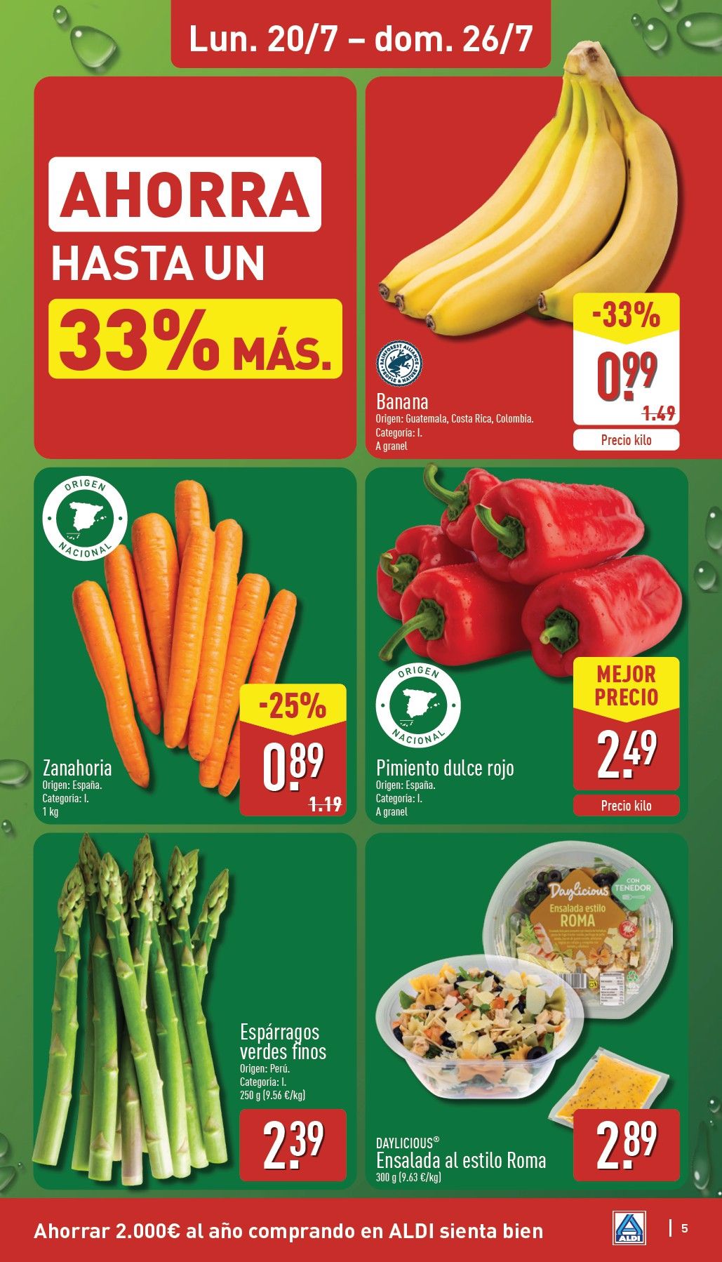 Folleto Aldi · 20 de julio de 2026 – 26 de julio de 2026 — Página 5