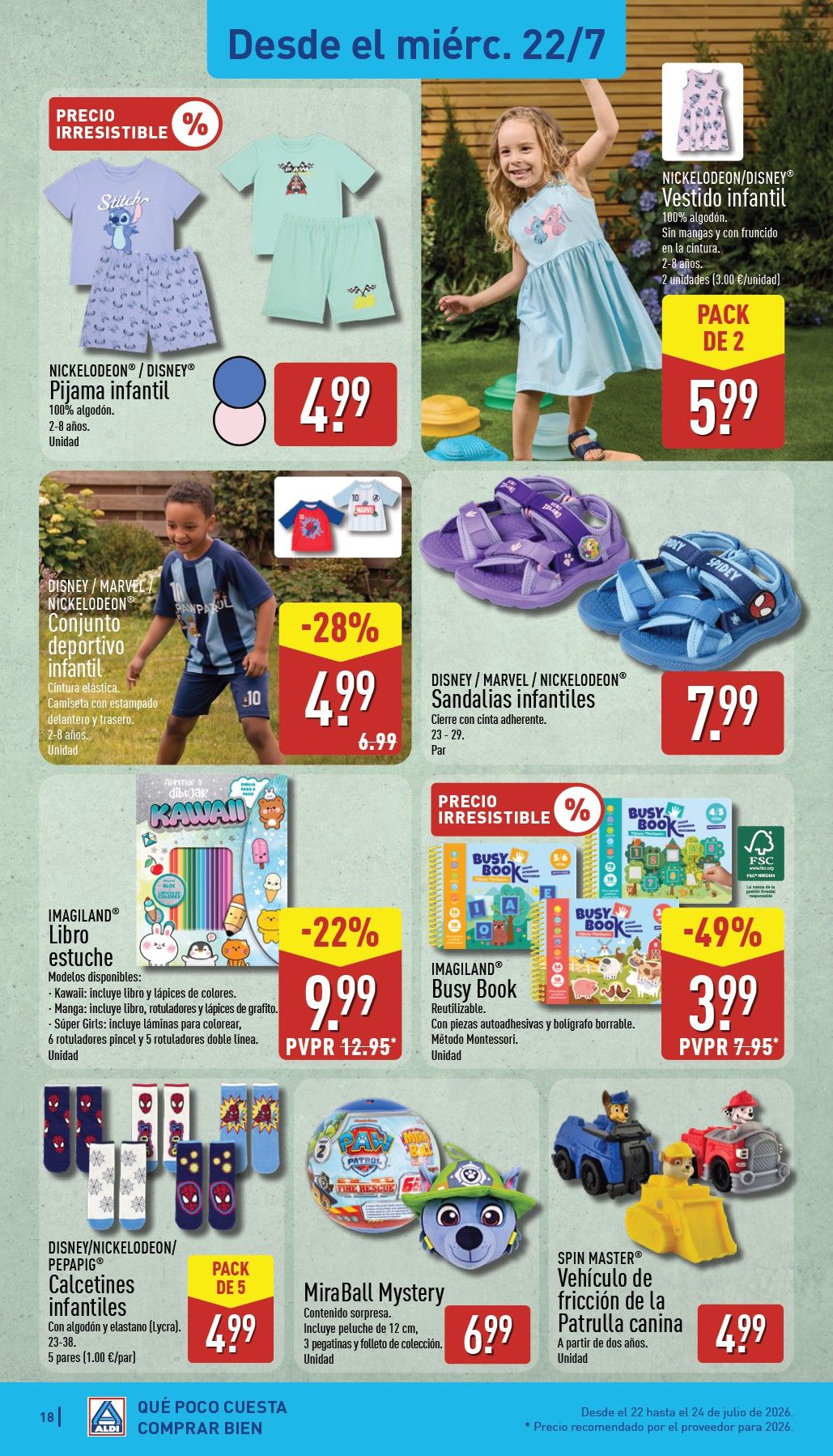 Folleto Aldi · 20 de julio de 2026 – 26 de julio de 2026 — Página 18