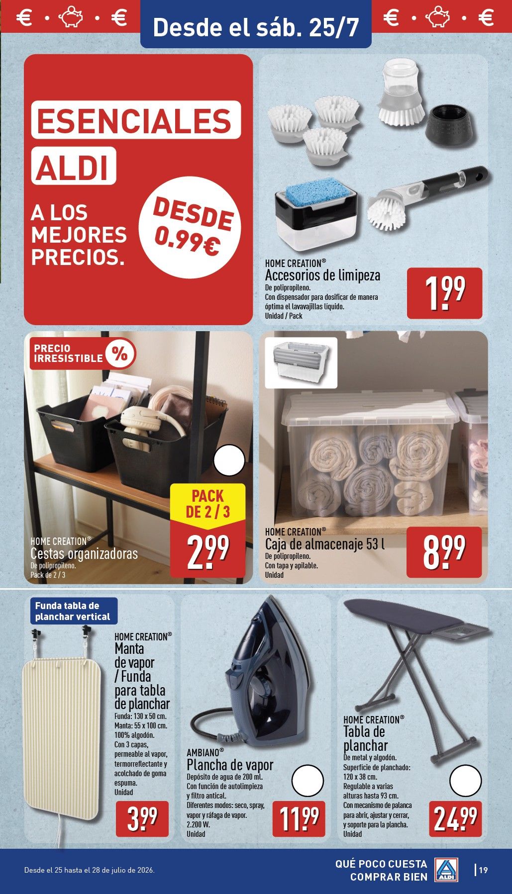 Folleto Aldi · 20 de julio de 2026 – 26 de julio de 2026 — Página 19