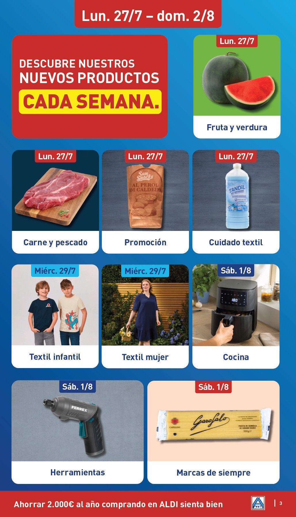 Folleto Aldi · 27 de julio de 2026 – 2 de agosto de 2026 — Página 3