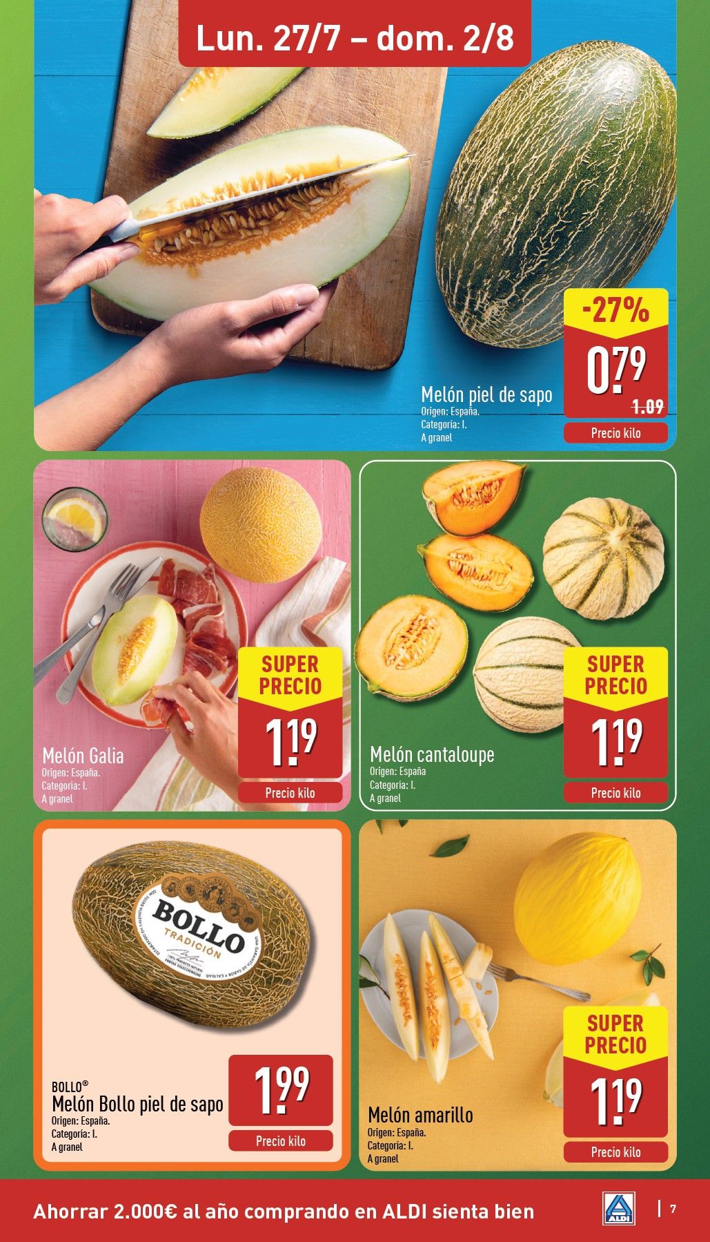 Folleto Aldi · 27 de julio de 2026 – 2 de agosto de 2026 — Página 7