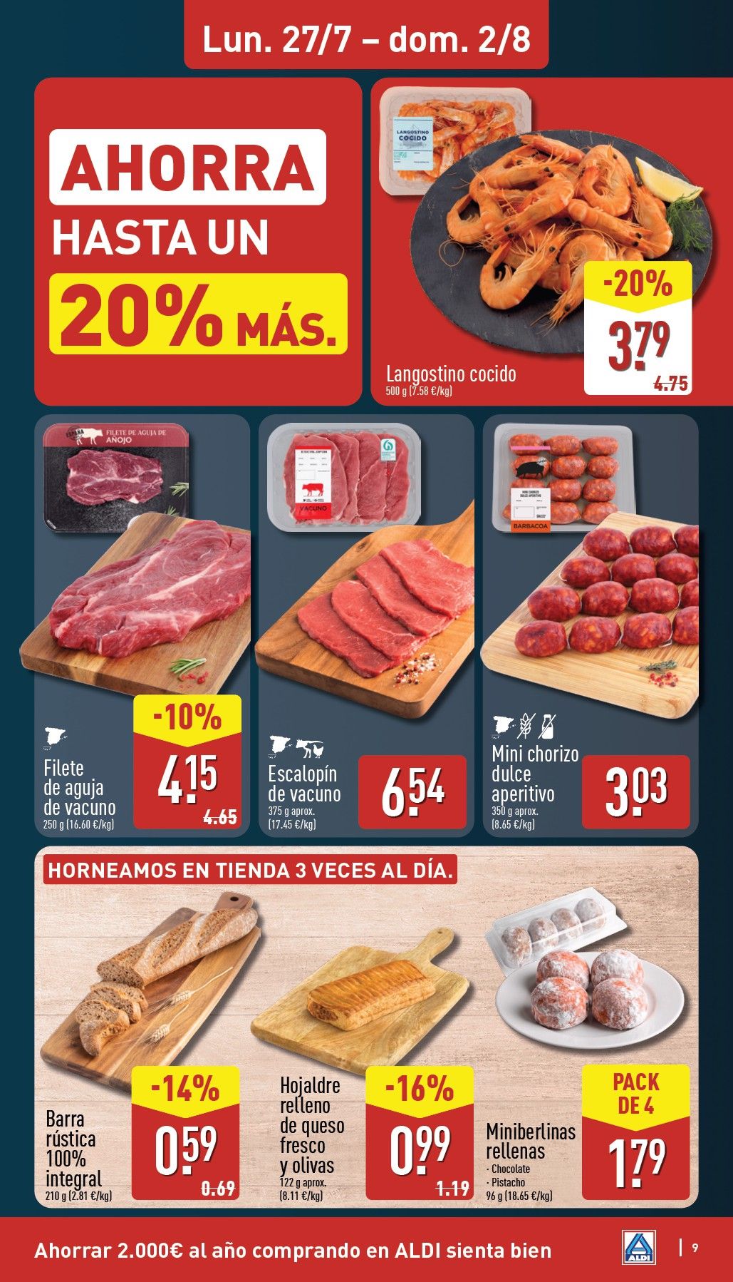 Folleto Aldi · 27 de julio de 2026 – 2 de agosto de 2026 — Página 9