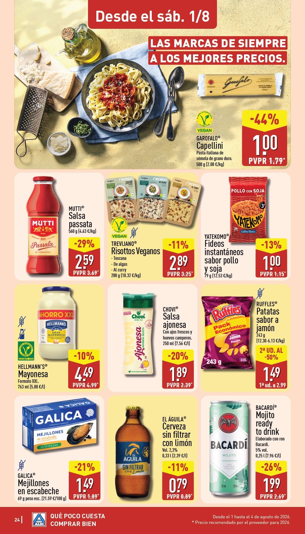 Folleto Aldi · 27 de julio de 2026 – 2 de agosto de 2026 — Página 24