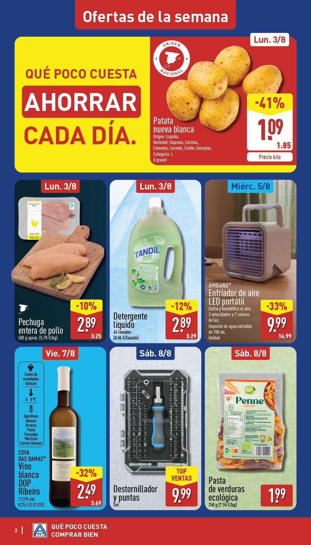 Folleto Aldi · 3 de agosto de 2026 – 9 de agosto de 2026 — Página 2