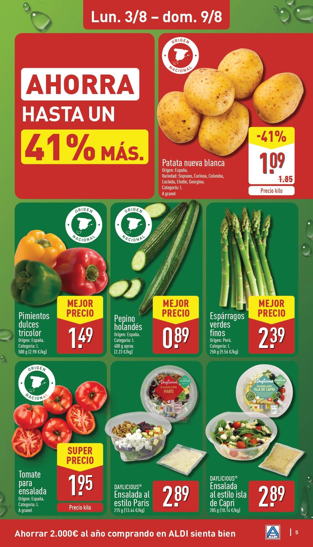 Folleto Aldi · 3 de agosto de 2026 – 9 de agosto de 2026 — Página 5