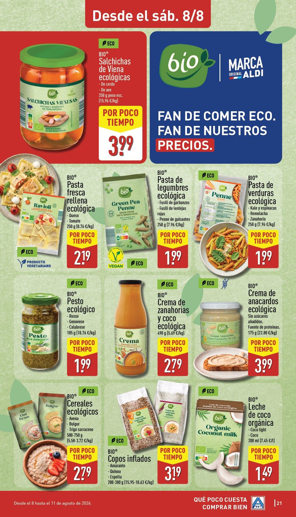 Folleto Aldi · 3 de agosto de 2026 – 9 de agosto de 2026 — Página 21