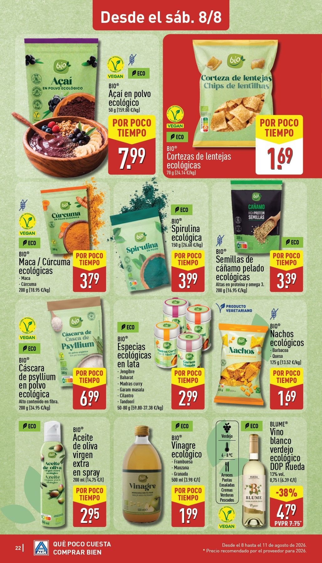 Folleto Aldi · 3 de agosto de 2026 – 9 de agosto de 2026 — Página 22