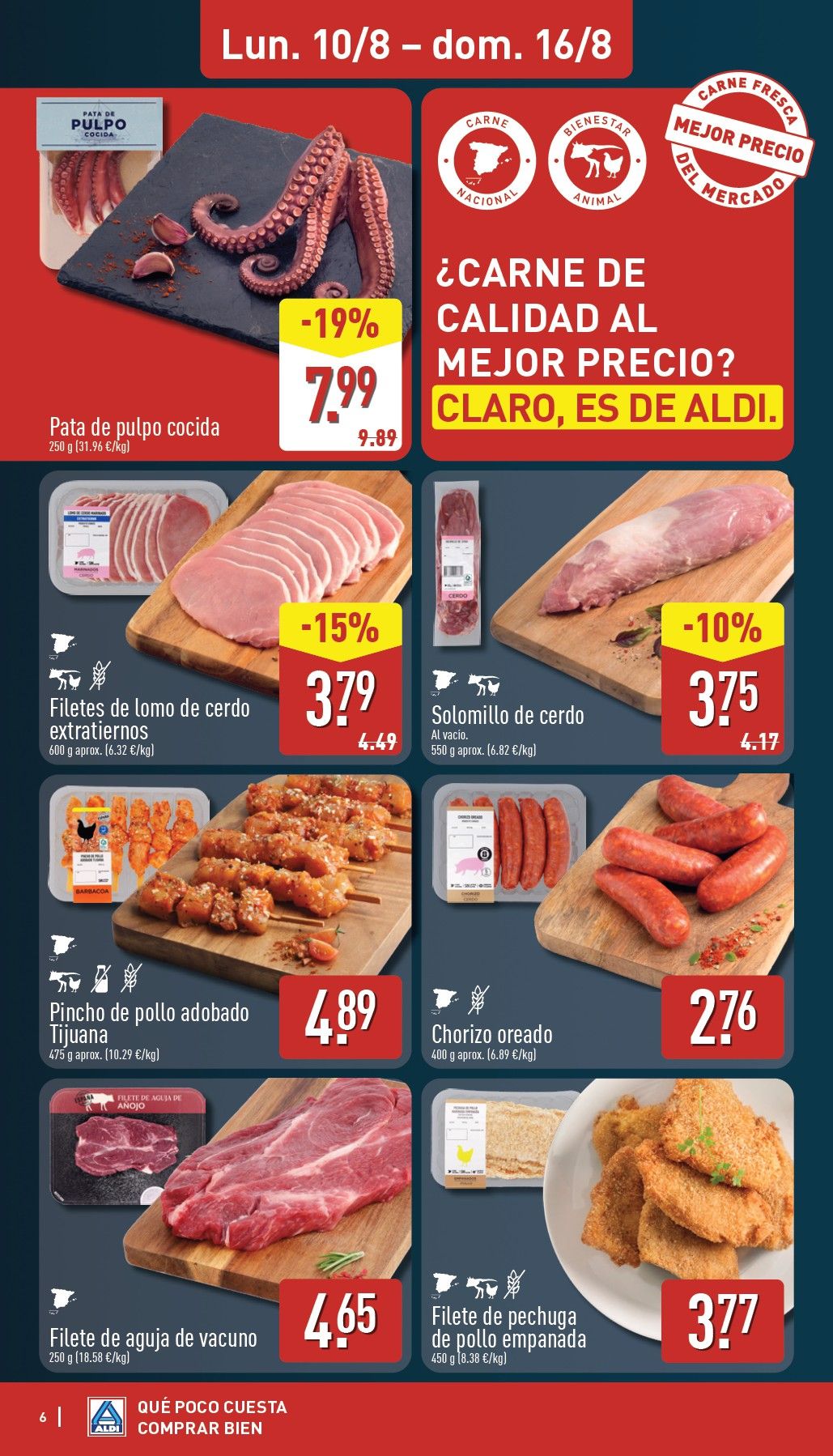 Folleto Aldi · 10 de agosto de 2026 – 16 de agosto de 2026 — Página 6