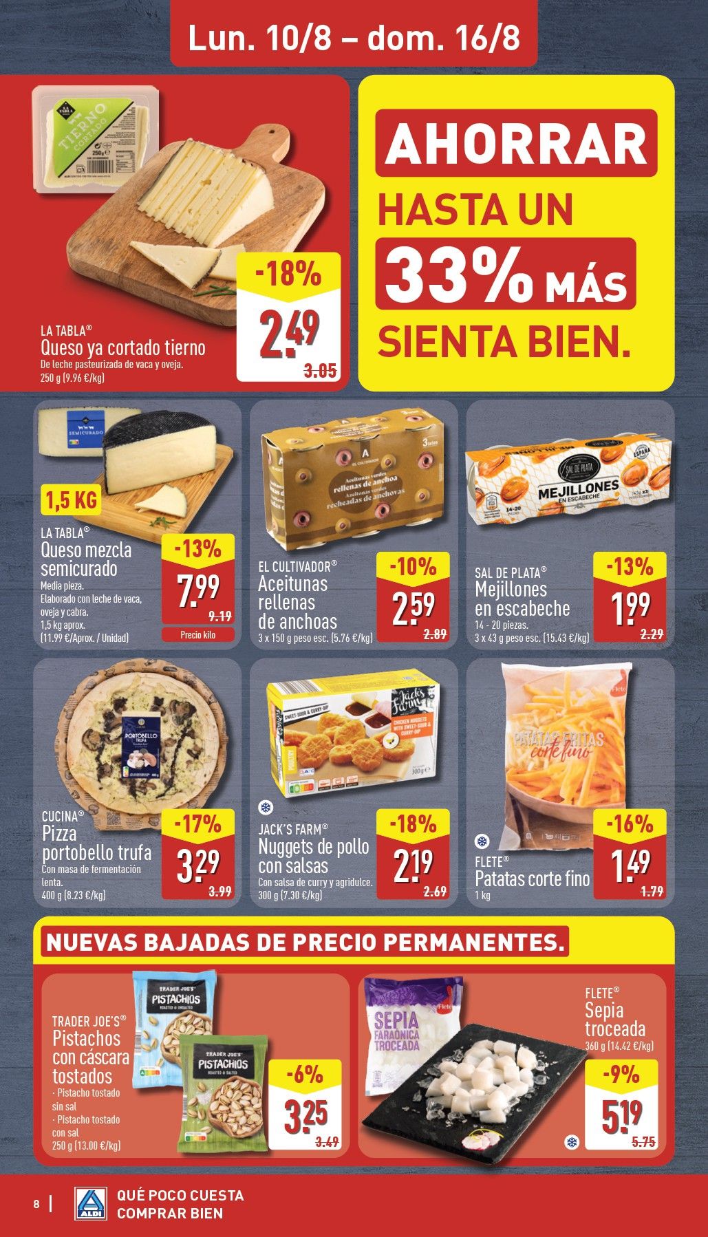 Folleto Aldi · 10 de agosto de 2026 – 16 de agosto de 2026 — Página 8