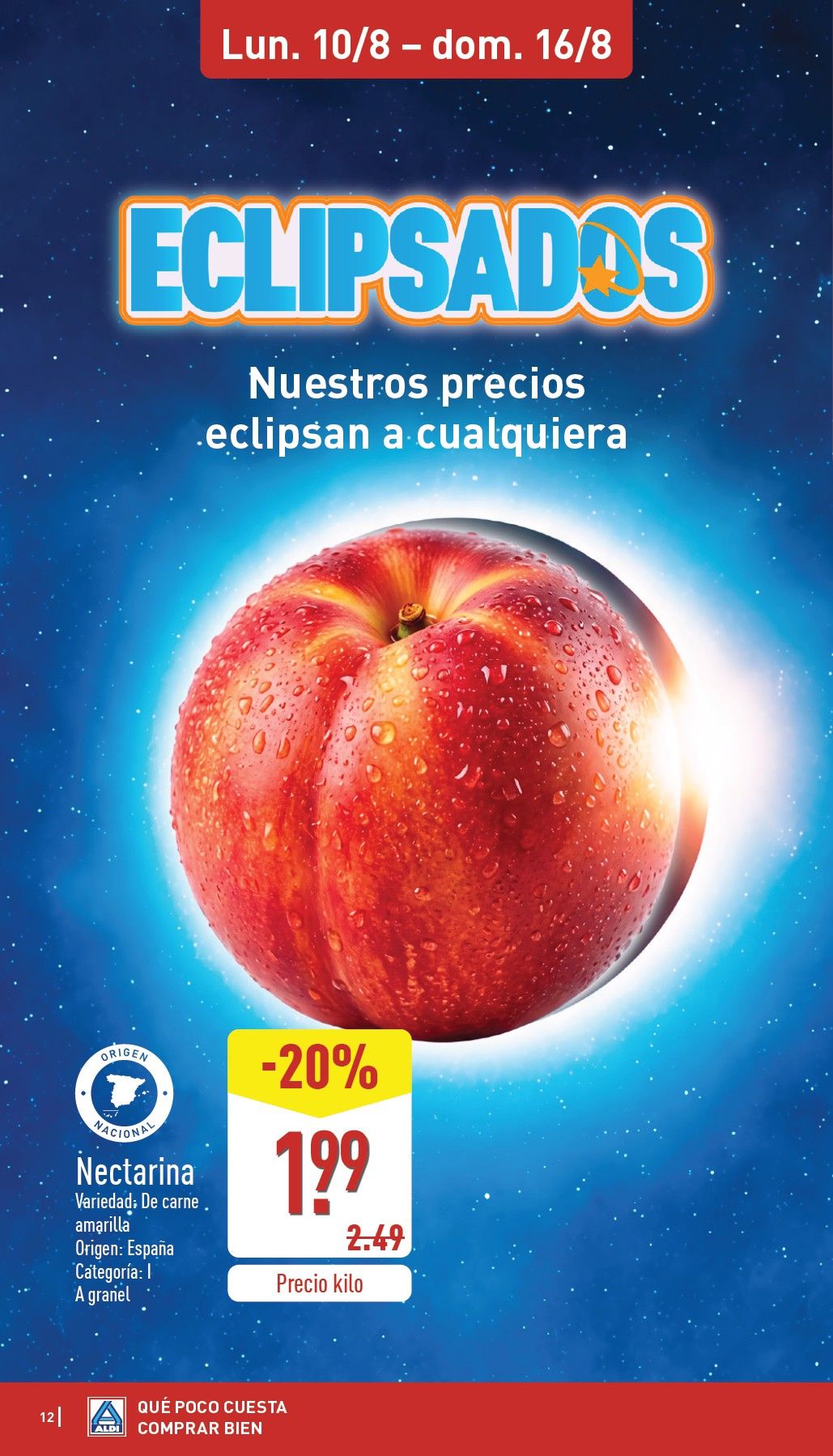 Folleto Aldi · 10 de agosto de 2026 – 16 de agosto de 2026 — Página 12
