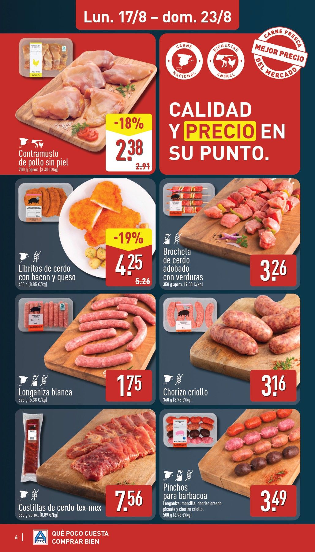 Folleto Aldi · 17 de agosto de 2026 – 23 de agosto de 2026 — Página 6