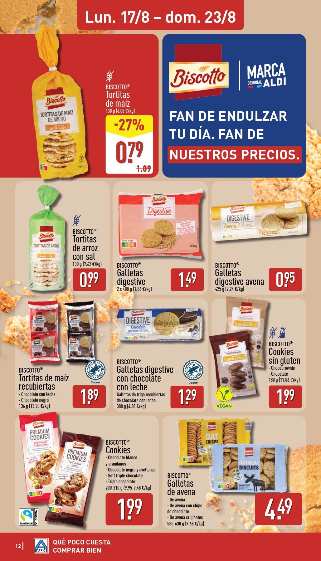 Folleto Aldi · 17 de agosto de 2026 – 23 de agosto de 2026 — Página 12