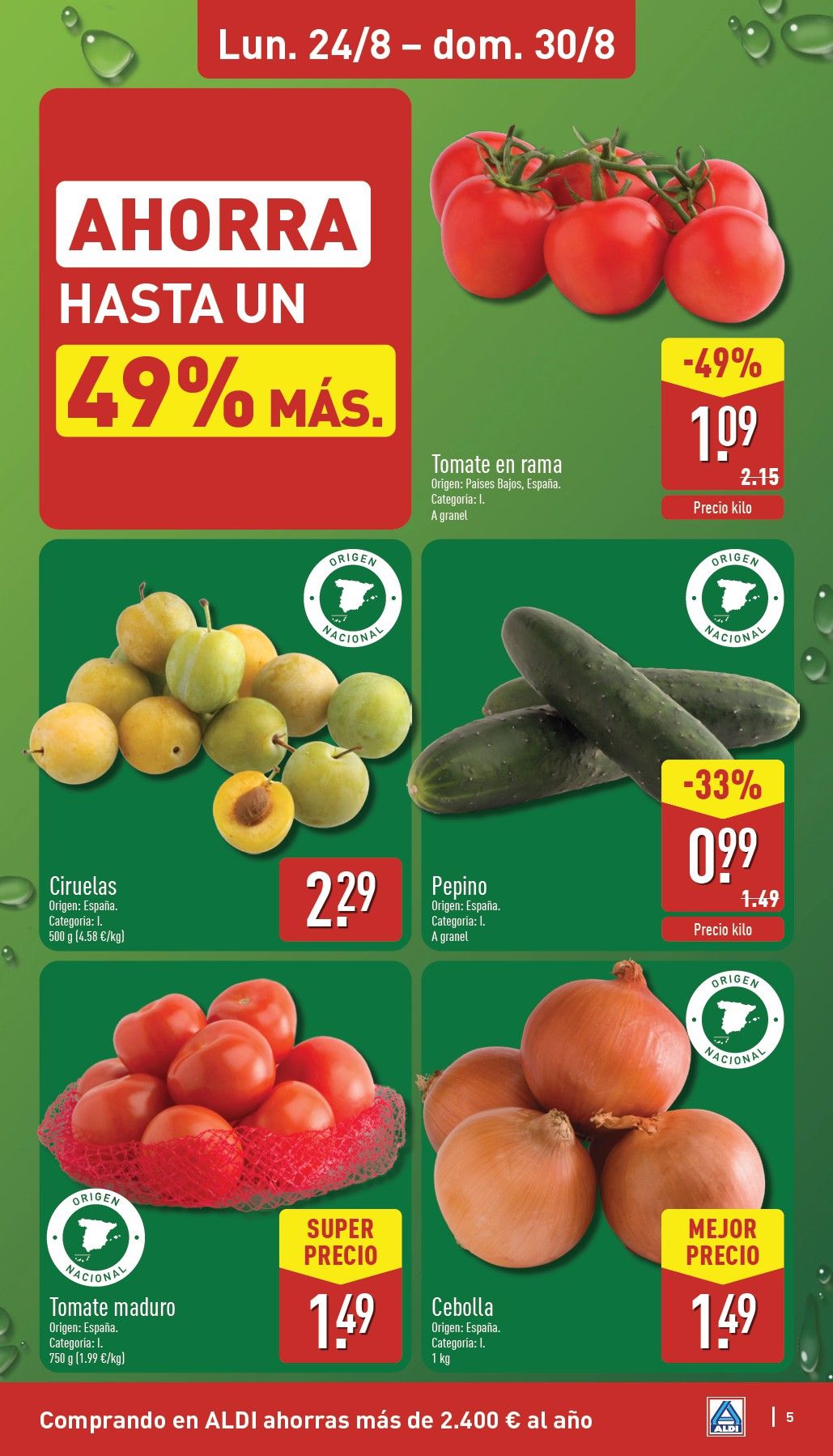 Folleto Aldi · 24 de agosto de 2026 – 30 de agosto de 2026 — Página 5
