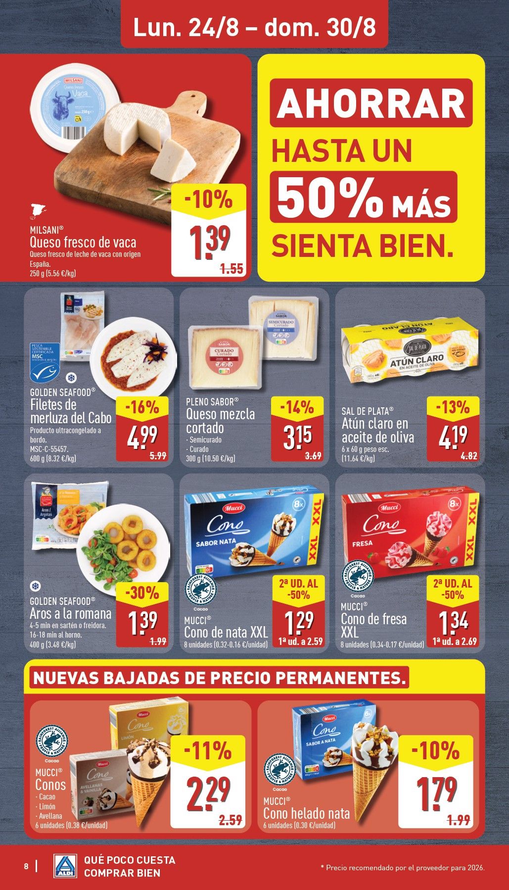 Folleto Aldi · 24 de agosto de 2026 – 30 de agosto de 2026 — Página 8