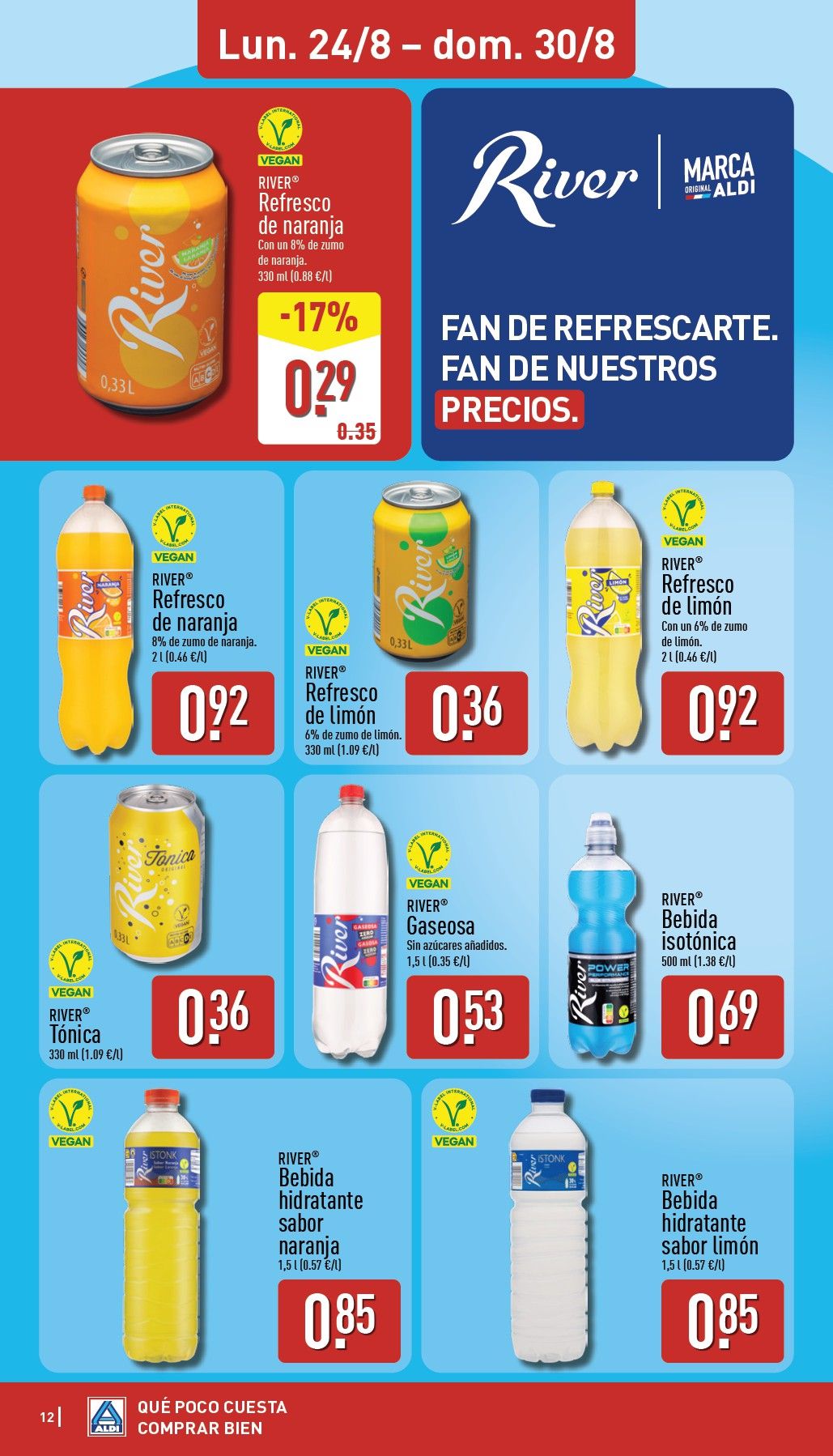 Folleto Aldi · 24 de agosto de 2026 – 30 de agosto de 2026 — Página 12