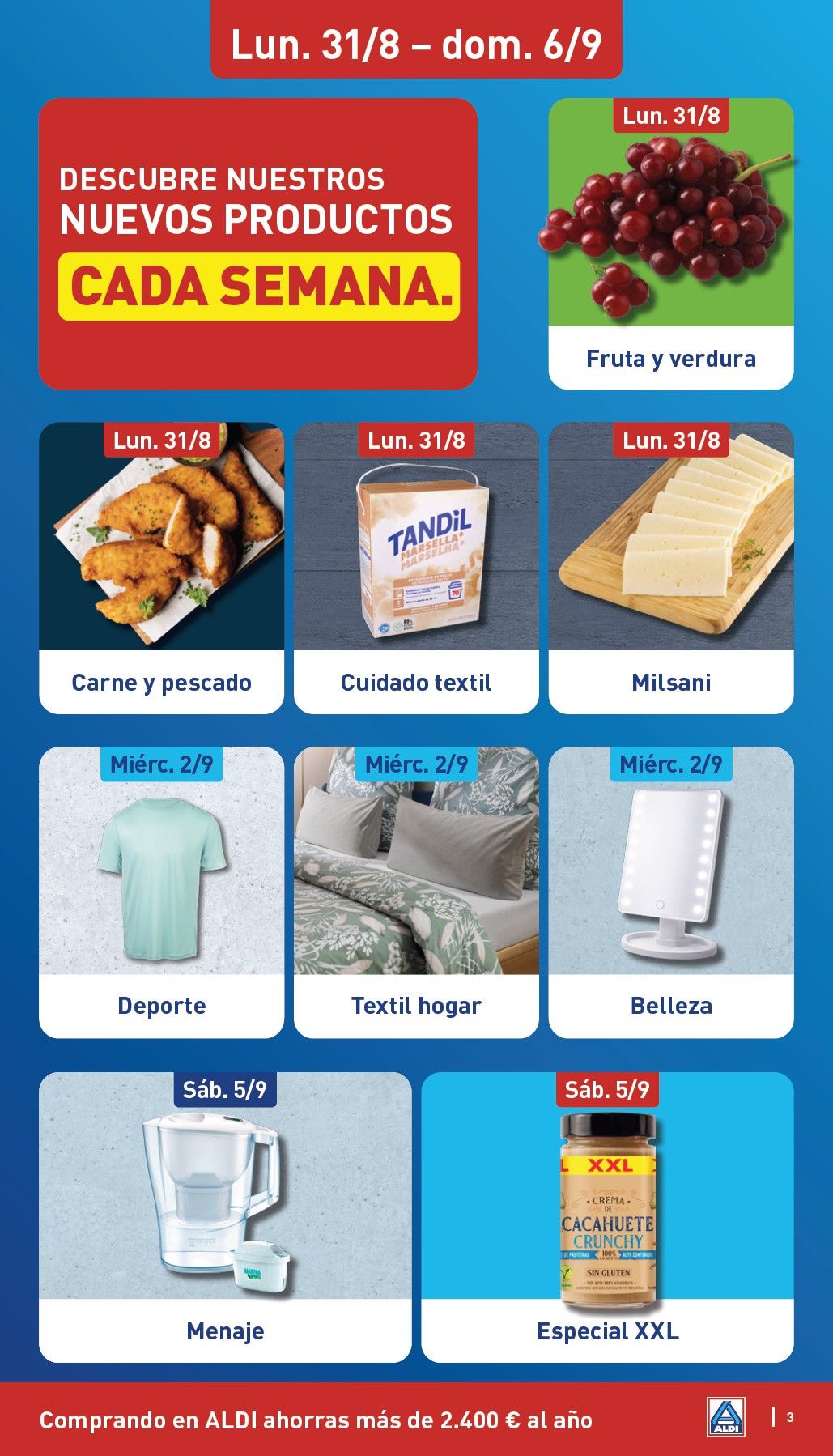 Folleto Aldi · 31 de agosto de 2026 – 6 de septiembre de 2026 — Página 3