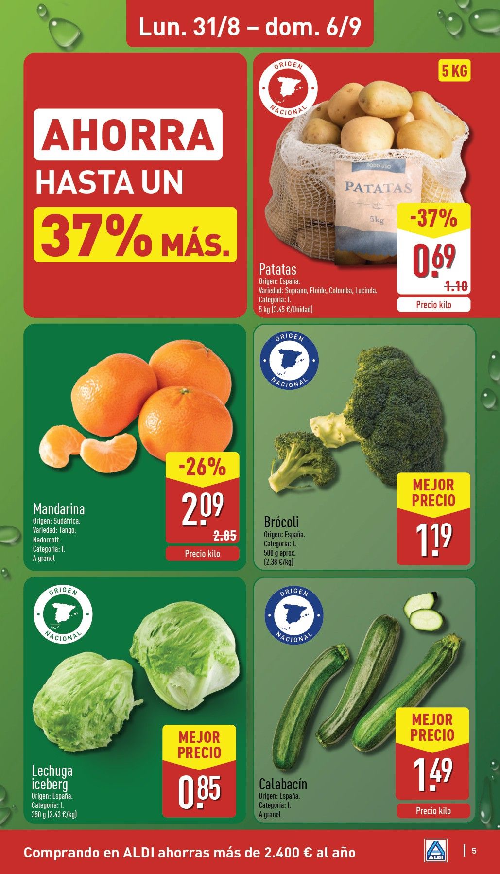 Folleto Aldi · 31 de agosto de 2026 – 6 de septiembre de 2026 — Página 5