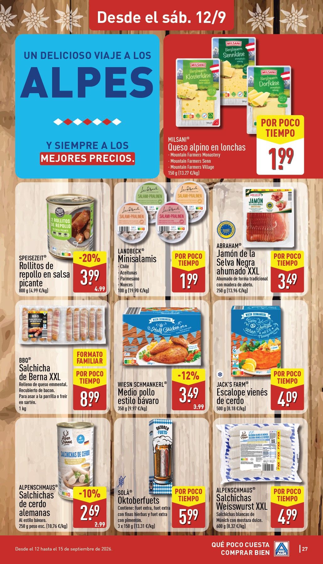 Folleto Aldi · 7 de septiembre de 2026 – 13 de septiembre de 2026 — Página 27