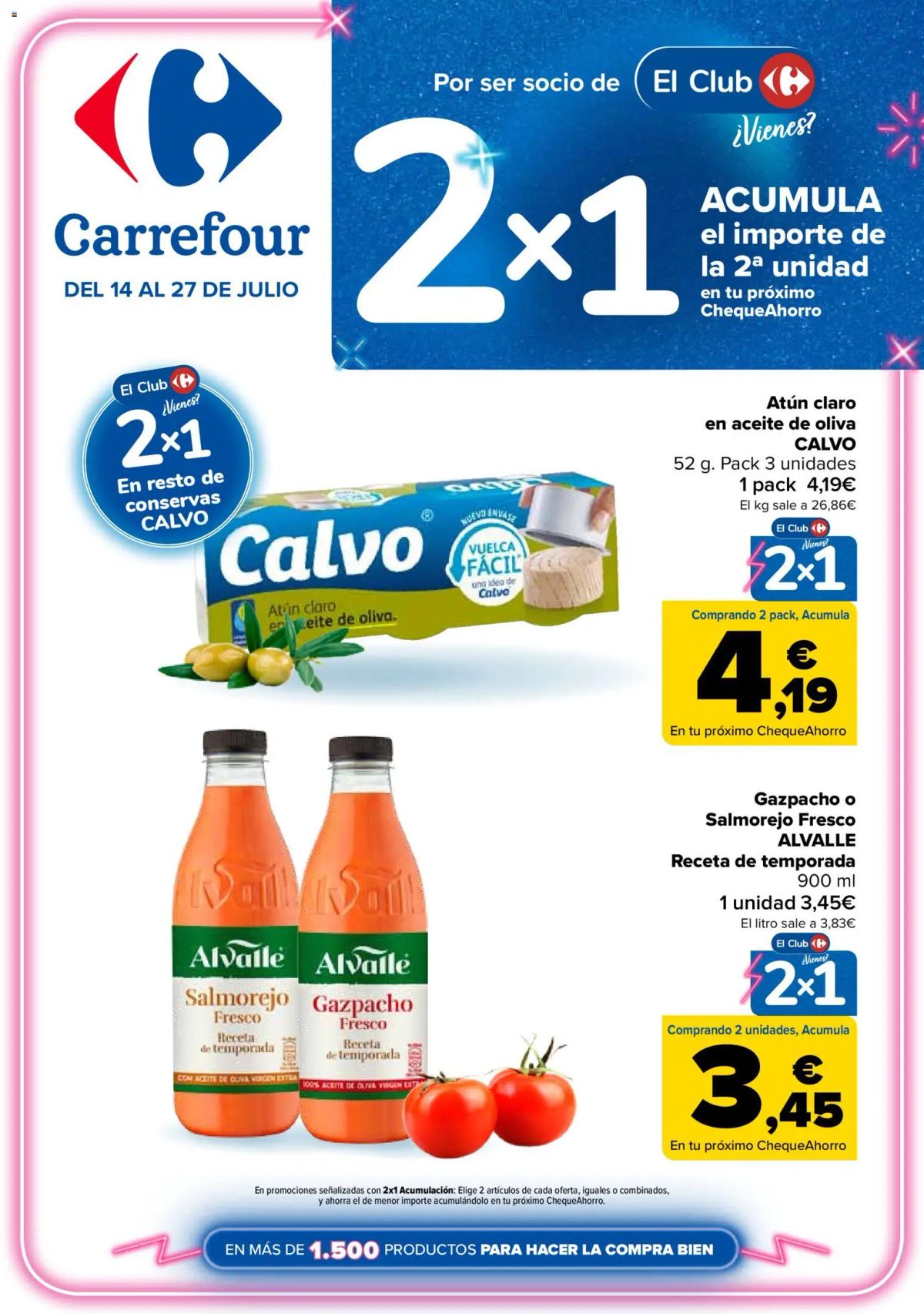 Folleto Carrefour · 2x1 — Página 1