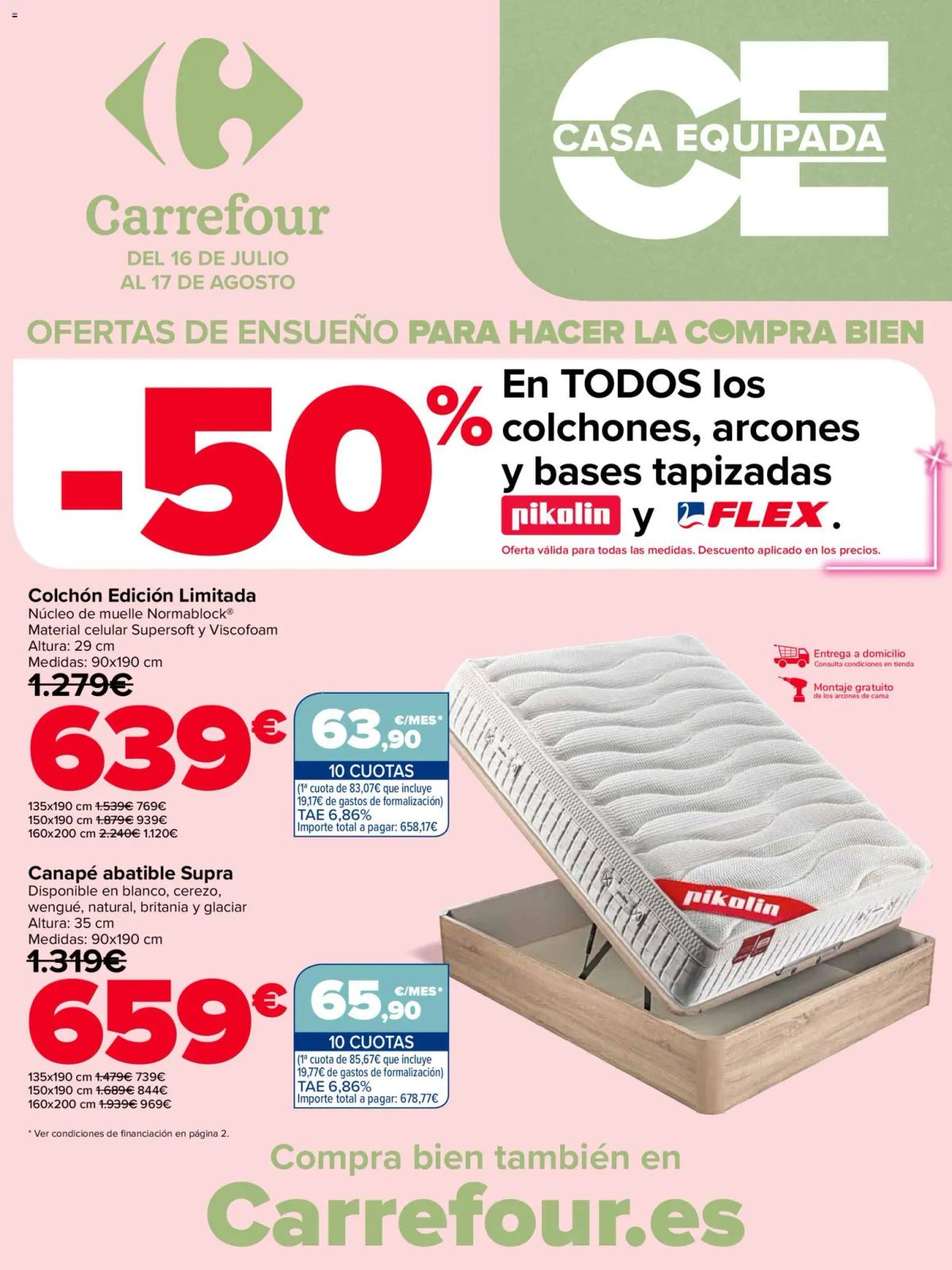 Folleto Carrefour · CASA EQUIPADA — Página 1