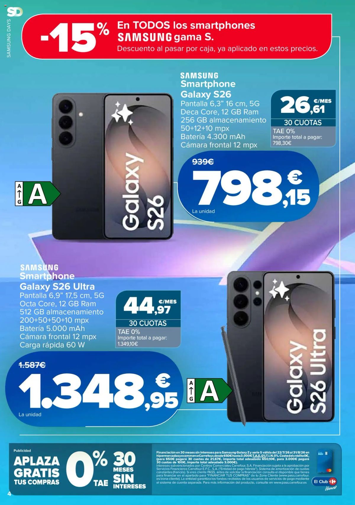 Folleto Carrefour · SAMSUNG DAYS — Página 4
