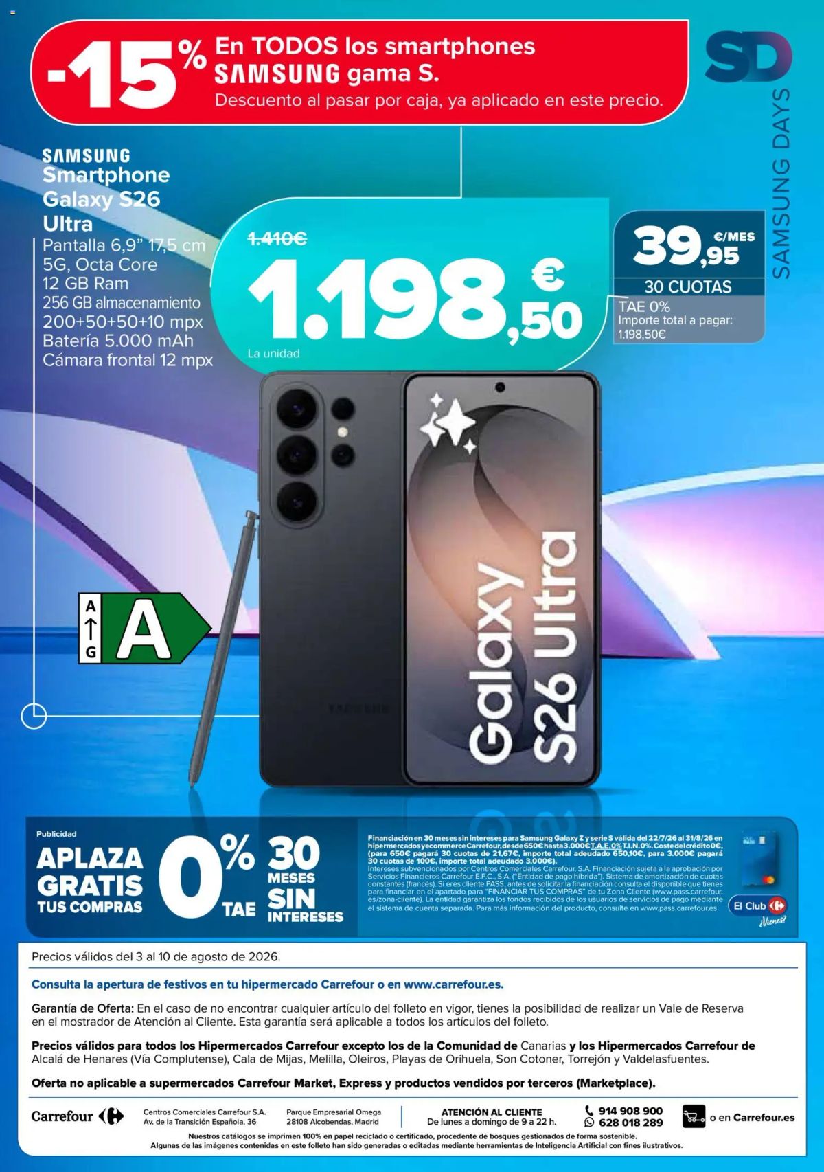 Folleto Carrefour · SAMSUNG DAYS — Página 8