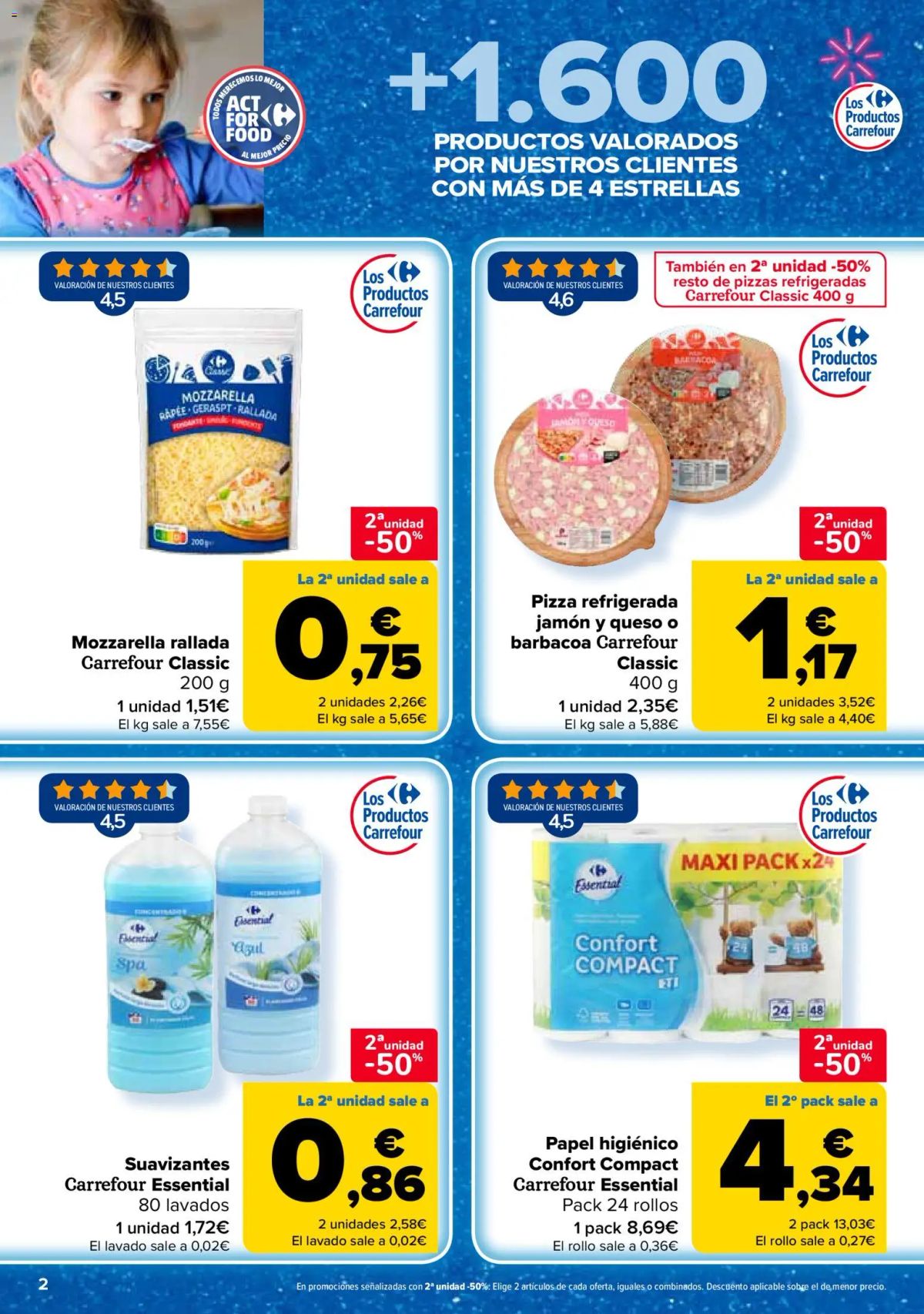 Folleto Carrefour · 50% QUE VUELVE — Página 2