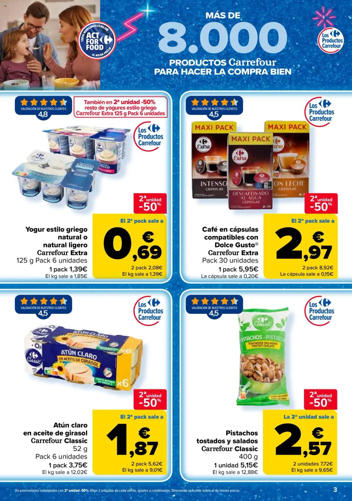 Folleto Carrefour · 50% QUE VUELVE — Página 3