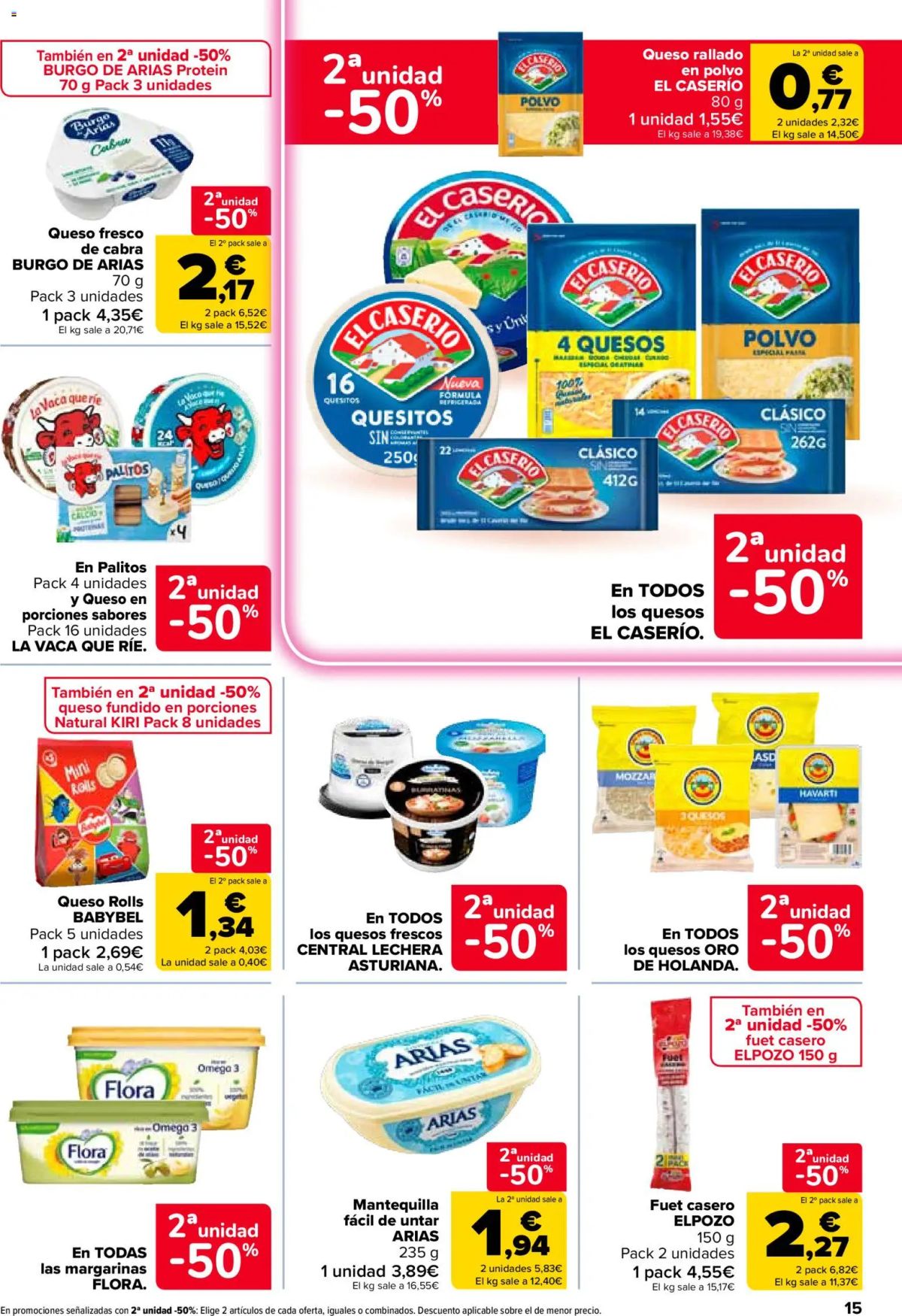 Folleto Carrefour · 50% QUE VUELVE — Página 15