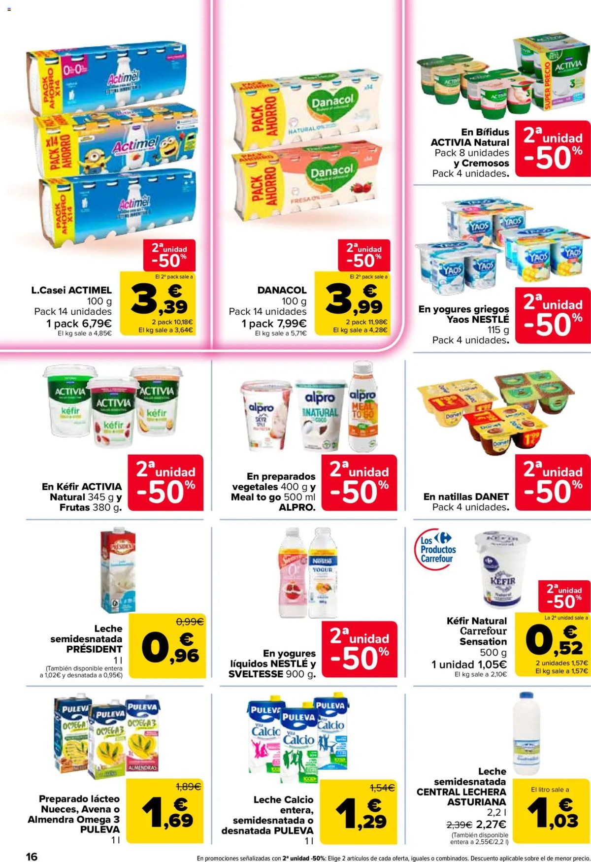Folleto Carrefour · 50% QUE VUELVE — Página 16